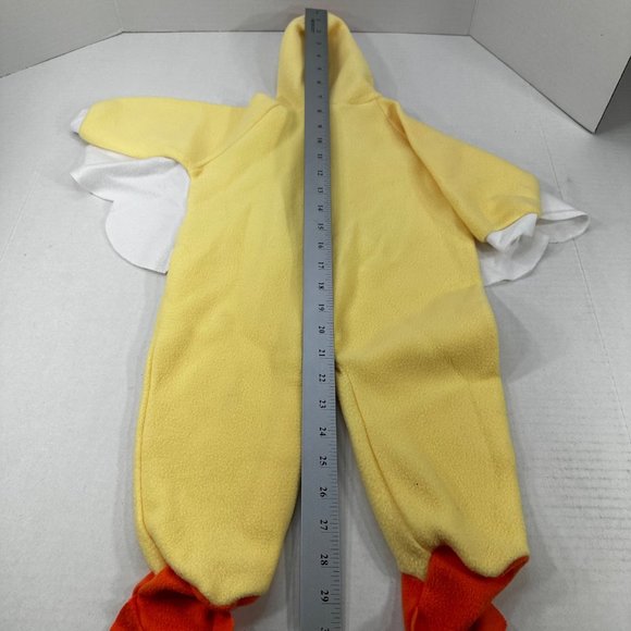 Simply Basics Baby Size 6-9 Month Duck One Piece Sleeper Yellow Preowned - Picture 15 of 15